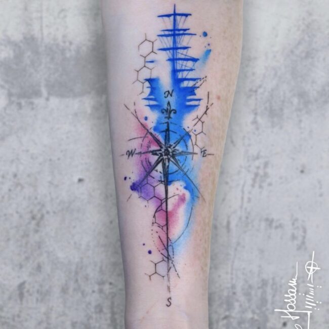 aquarel-tattoo-tatoeage-ideeën-ontwerp